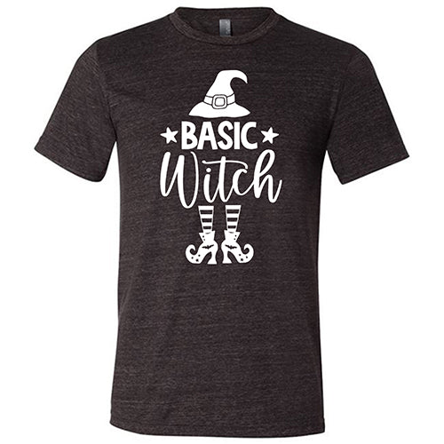 Basic Witch Hat & Shoes unisex black shirt
