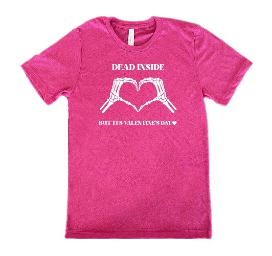 berry "Dead Inside But It's Valentine's Day" Unisex Shirt