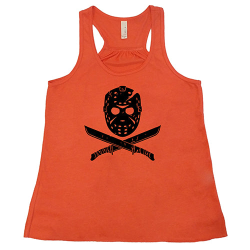 Horror Mask orange Shirt