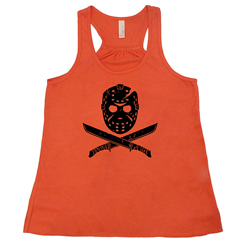 Horror Mask orange Shirt
