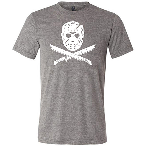 Horror Mask Unisex grey shirt