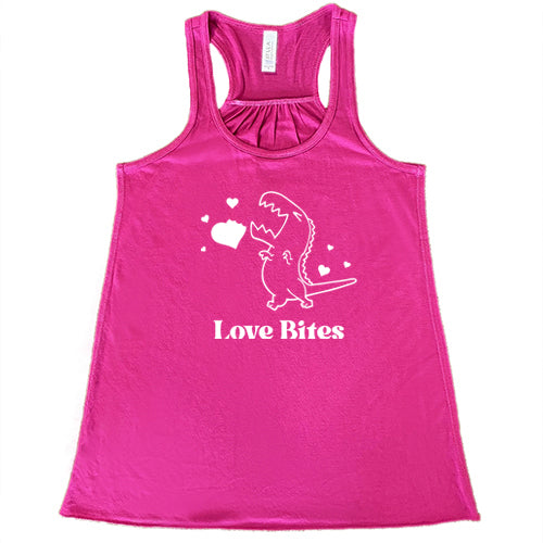 berry "Love Bites" shirt