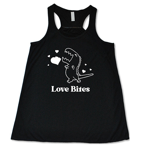 black "Love Bites" shirt