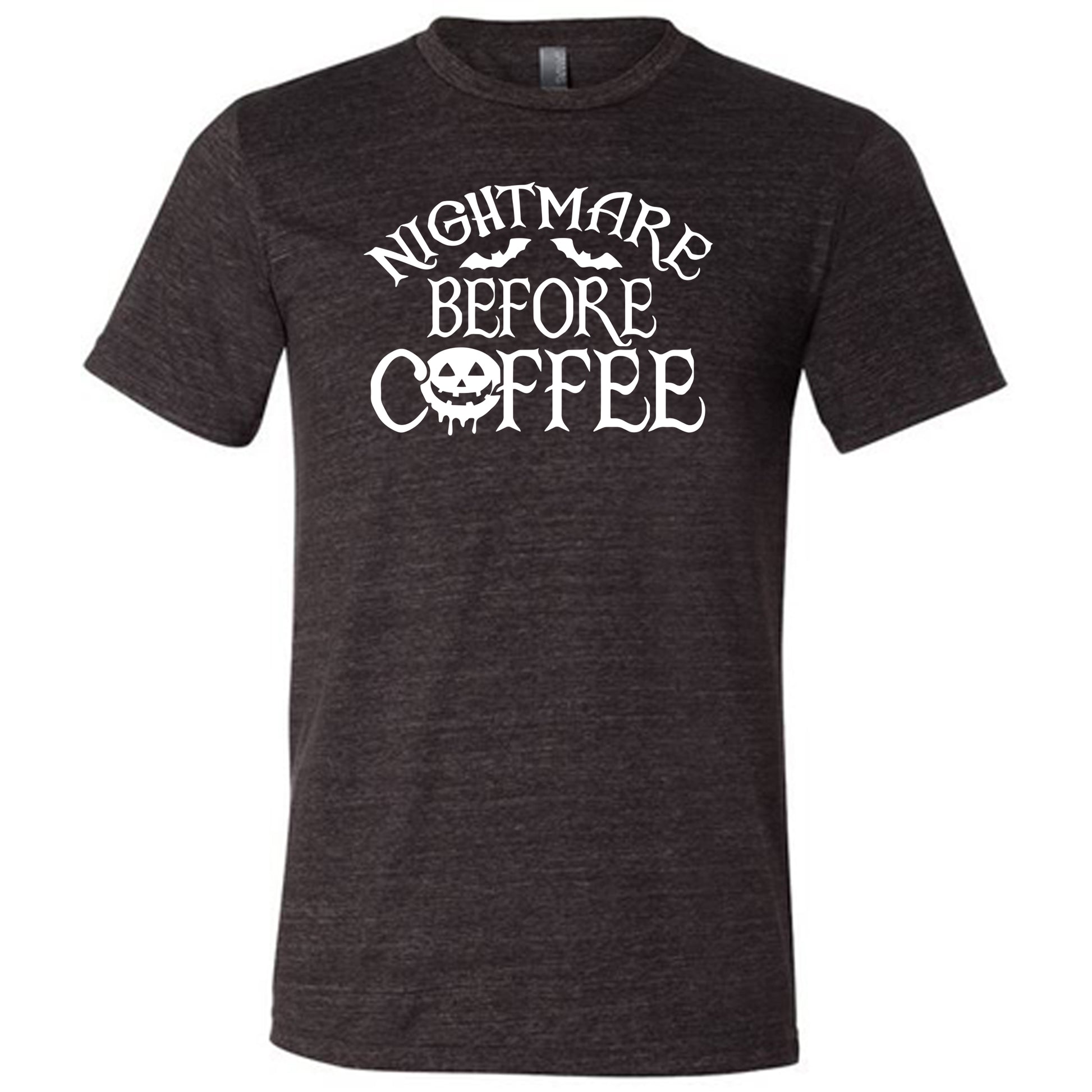 Nightmare Before Coffee unisex black shirt