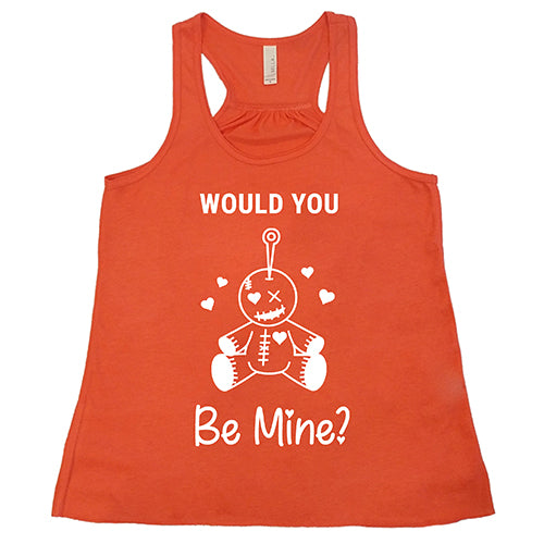 coral "Would You Be Mine" Shirt
