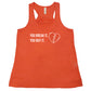 coral tank top with the saying "You Break It You Buy It" on it in white