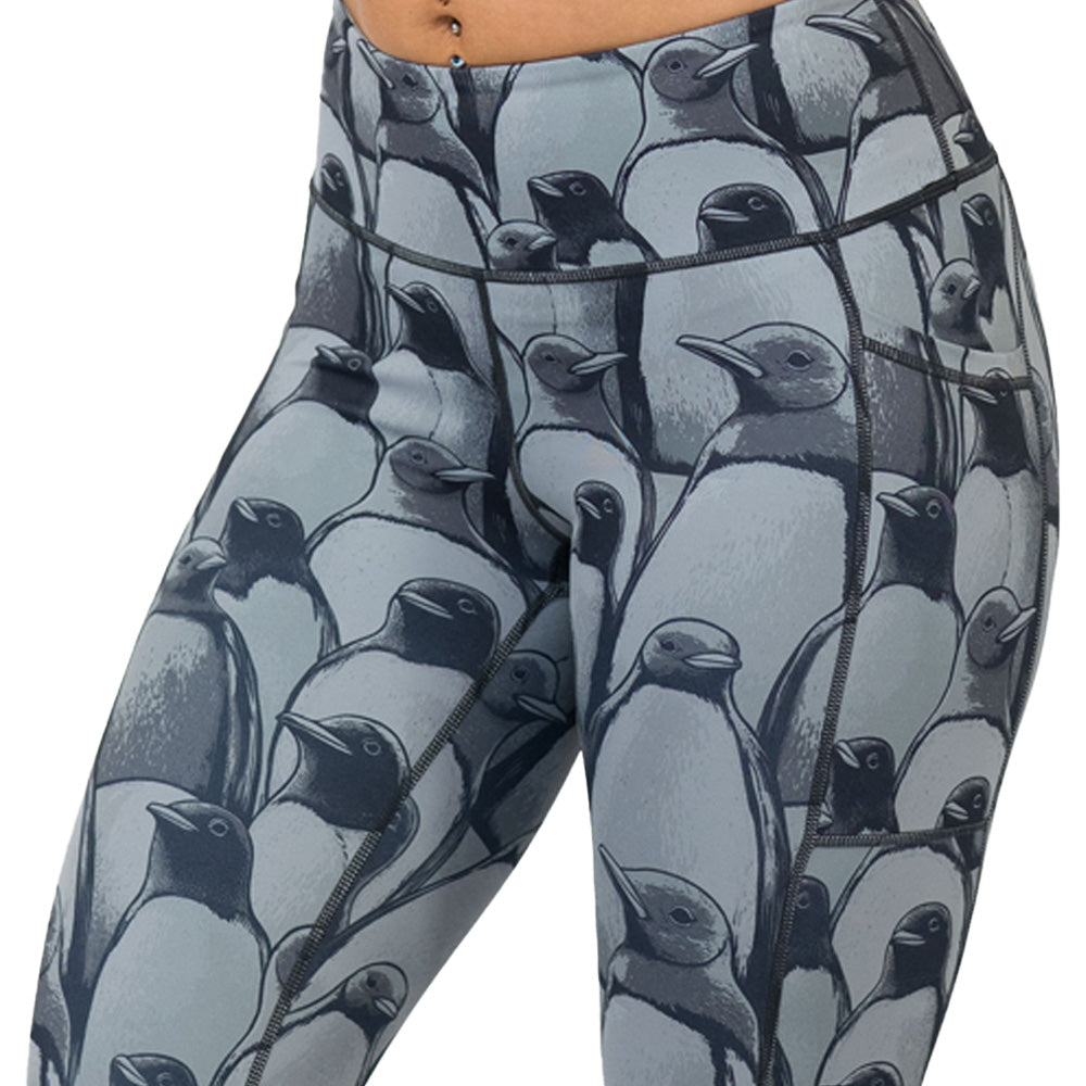 penguin patterned leggings