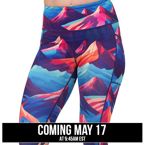 mountain pattern leggings coming soon