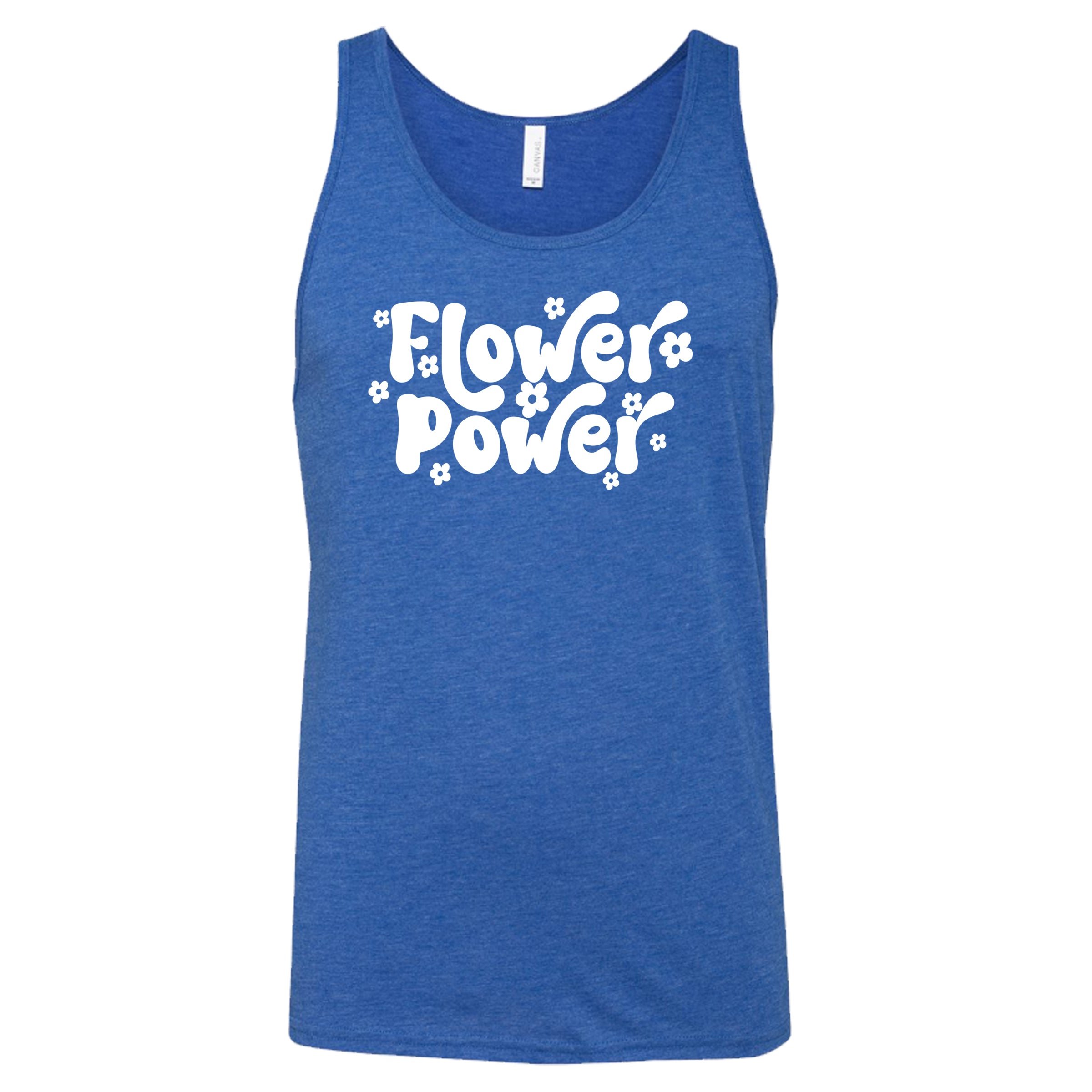 blue flower power tank