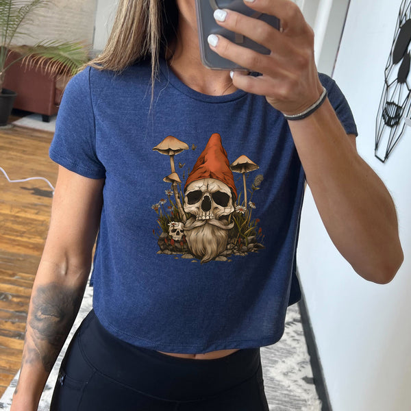 Gnome Skull Cropped Tee – Constantly Varied Gear
