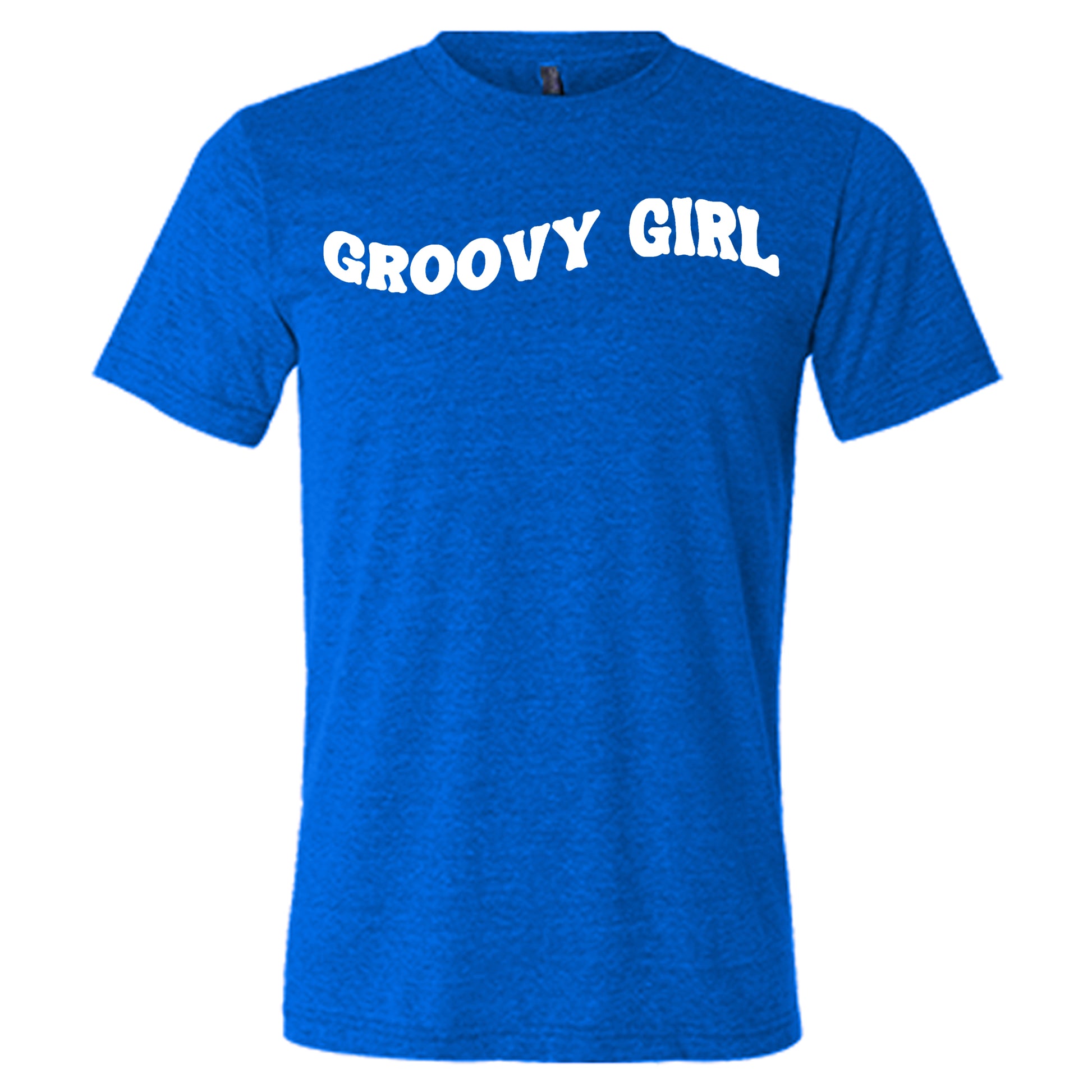 blue groovy girl unisex shirt