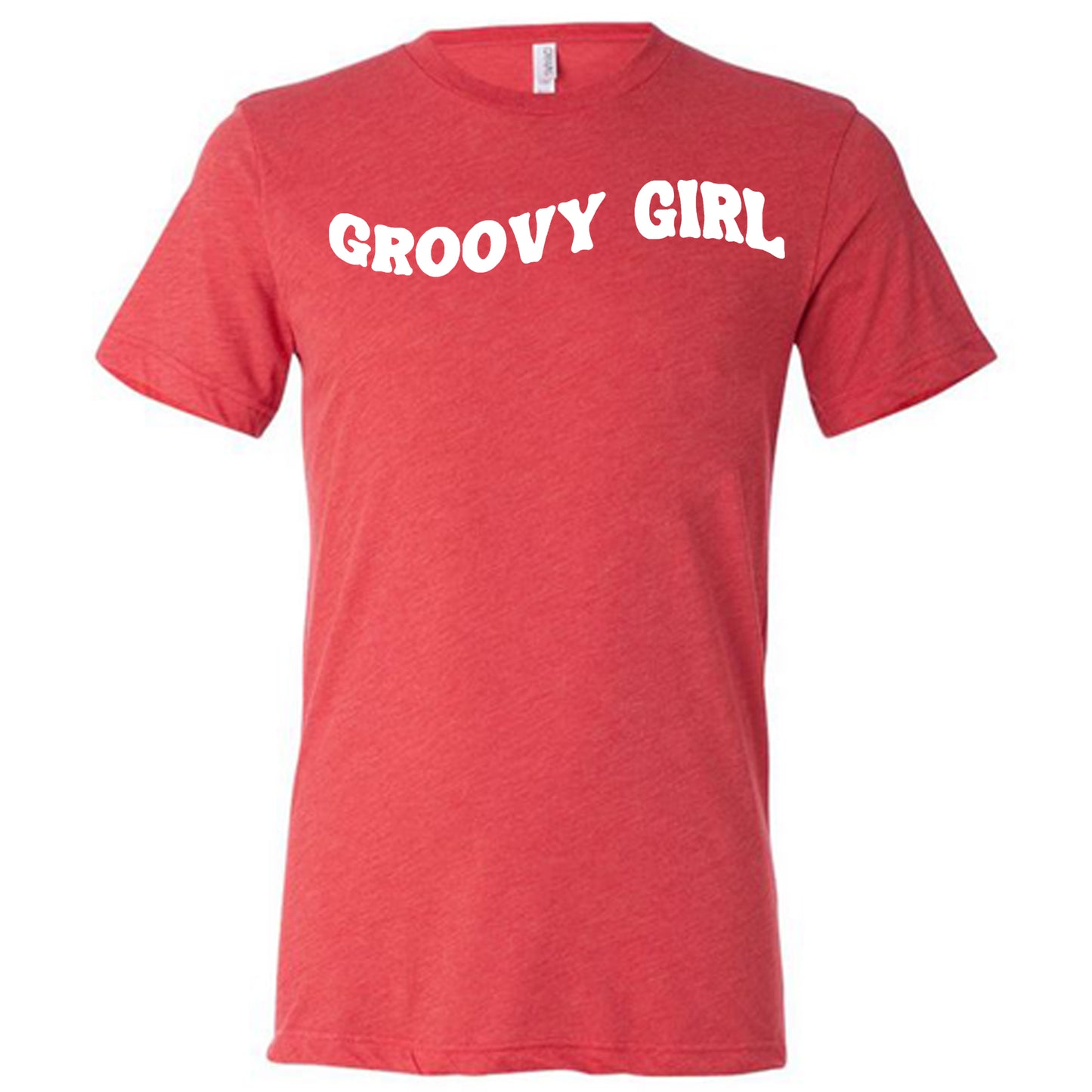 red groovy girl unisex shirt