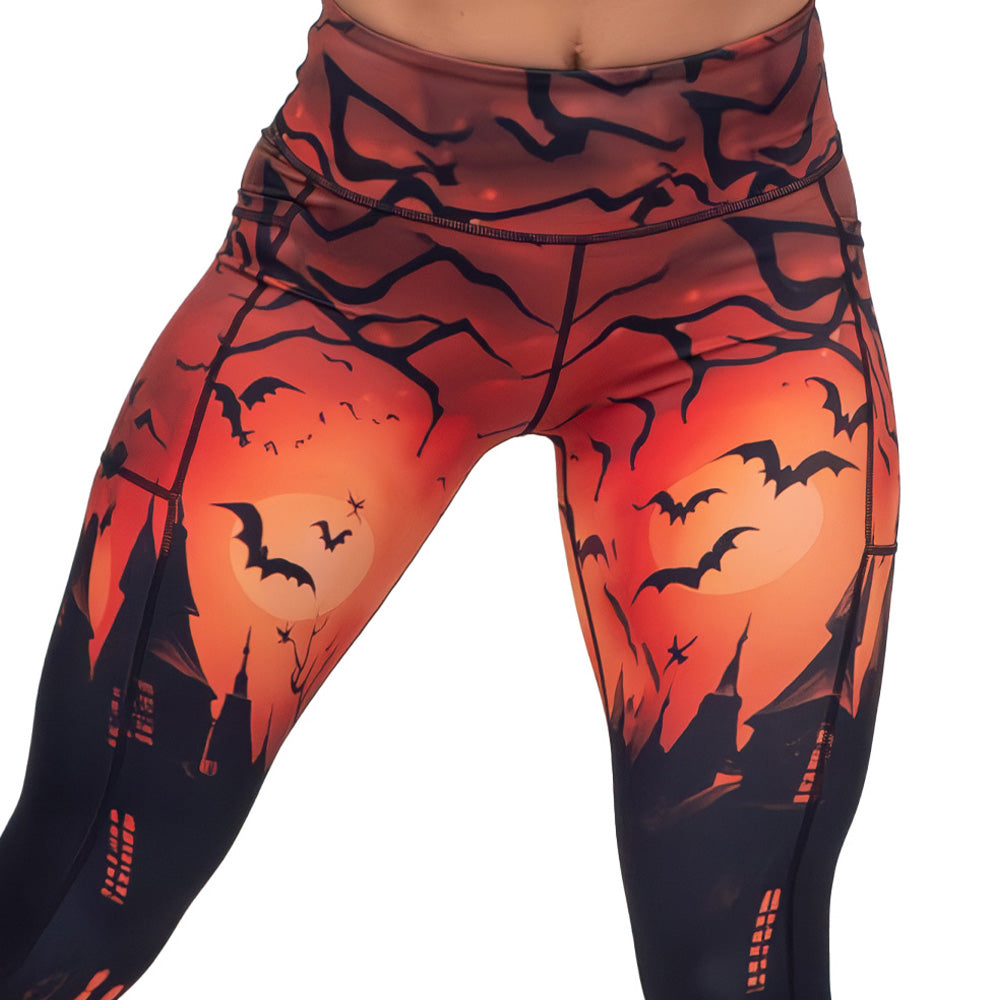 haunted house leggings