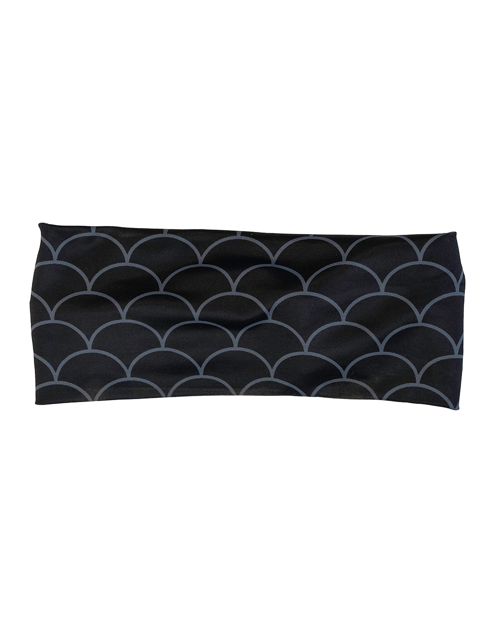 front of the dragon scale outline against a dark background pattern headband against a white background