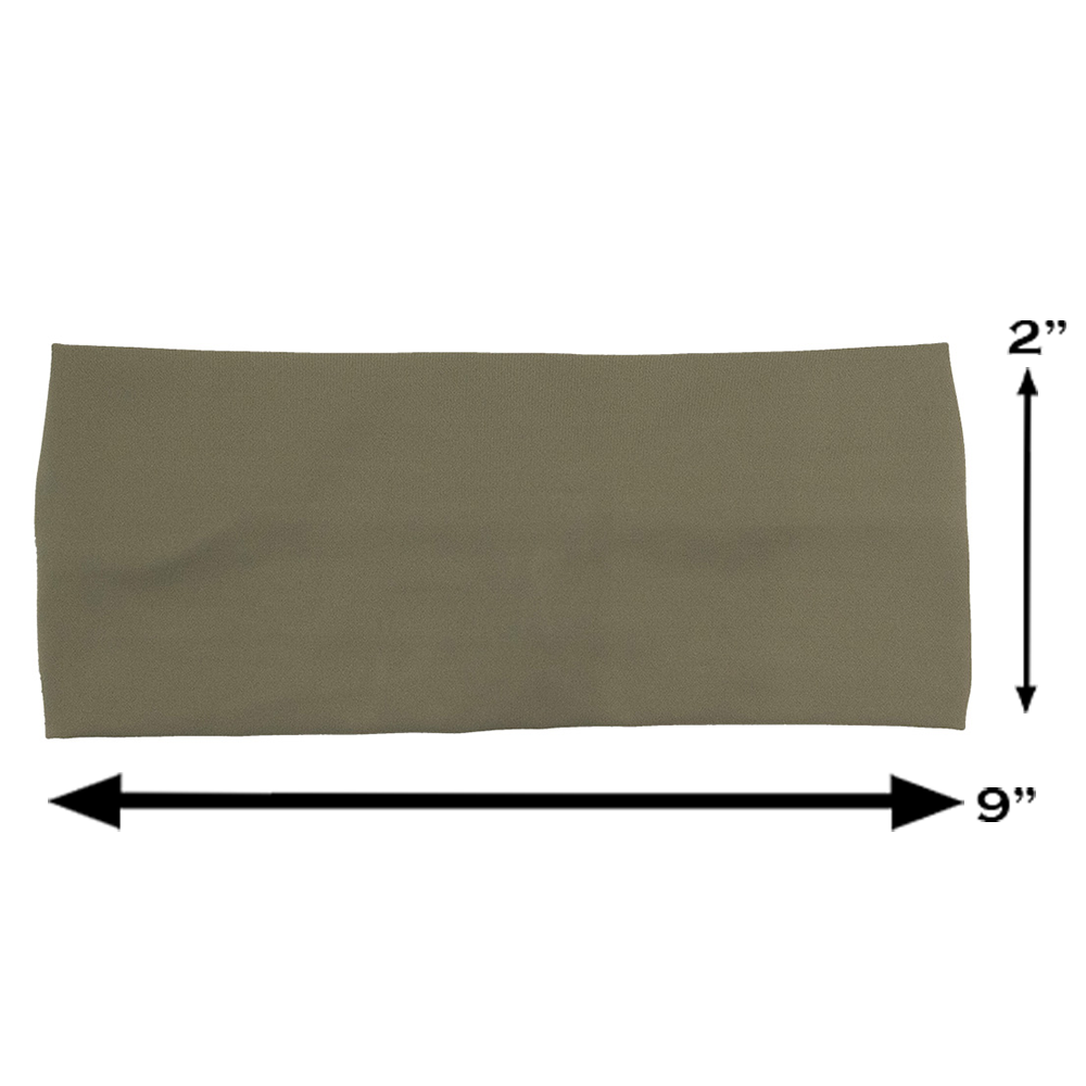 omni green tea headband measurements, measurements include a 2 inch height and a 9 inch width