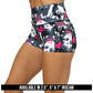 skull and heart pattern shorts available inseams