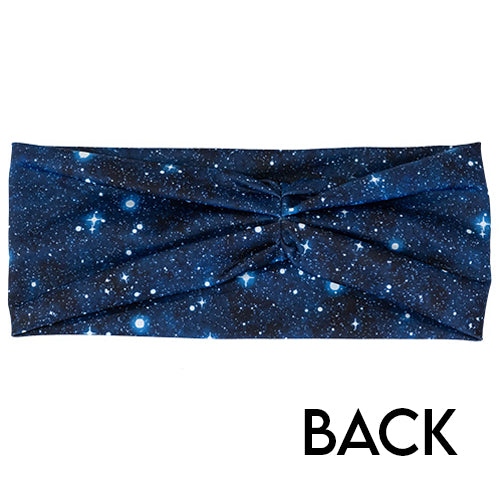 back of starry sky headband