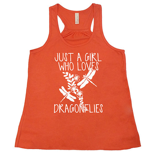 Just A Girl Who Loves Dragonflies Shirt