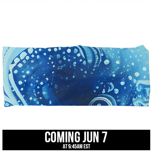 blue underwater themed headband coming soon