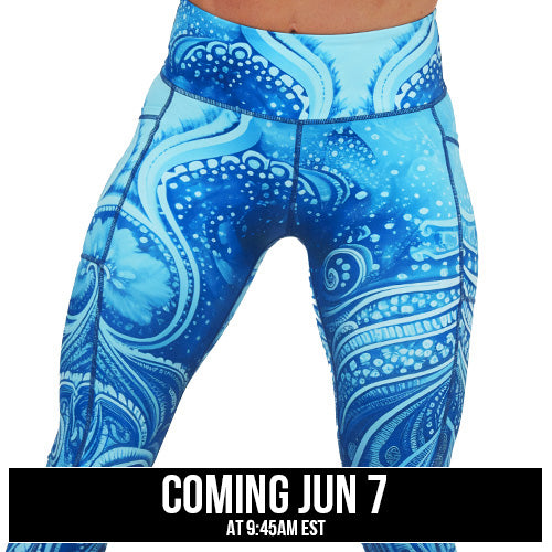 blue underwater themed leggings coming soon