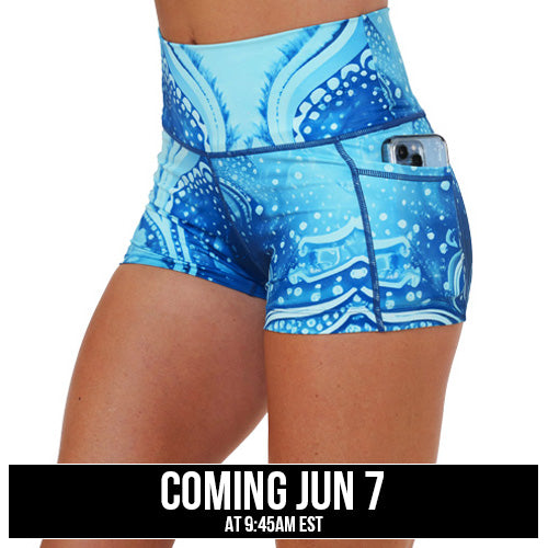 blue underwater themed shorts coming soon