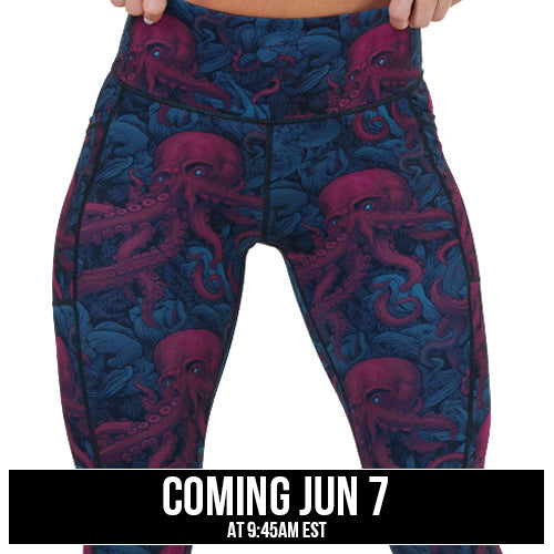 octopus patterned leggings coming soon
