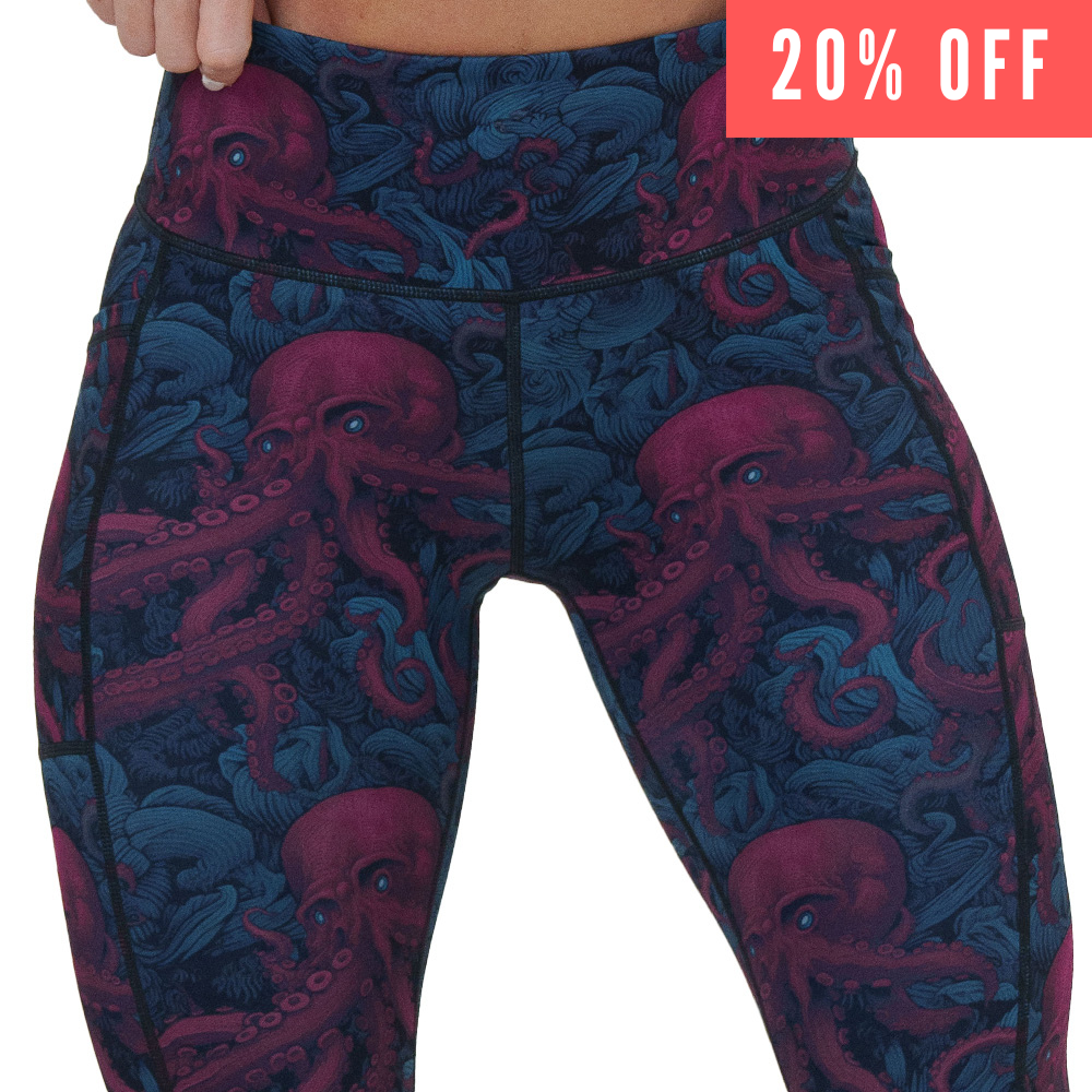 20% off the octopus patterned leggings