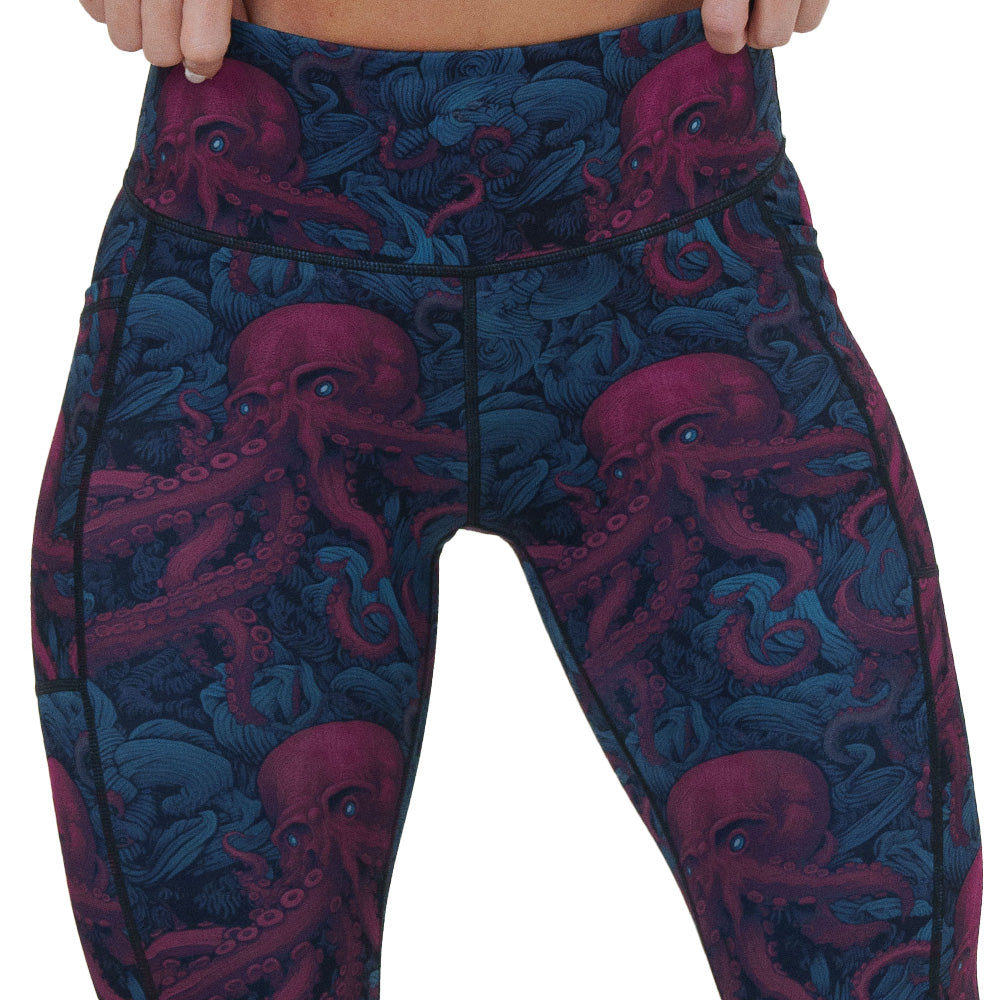 octopus patterned leggings