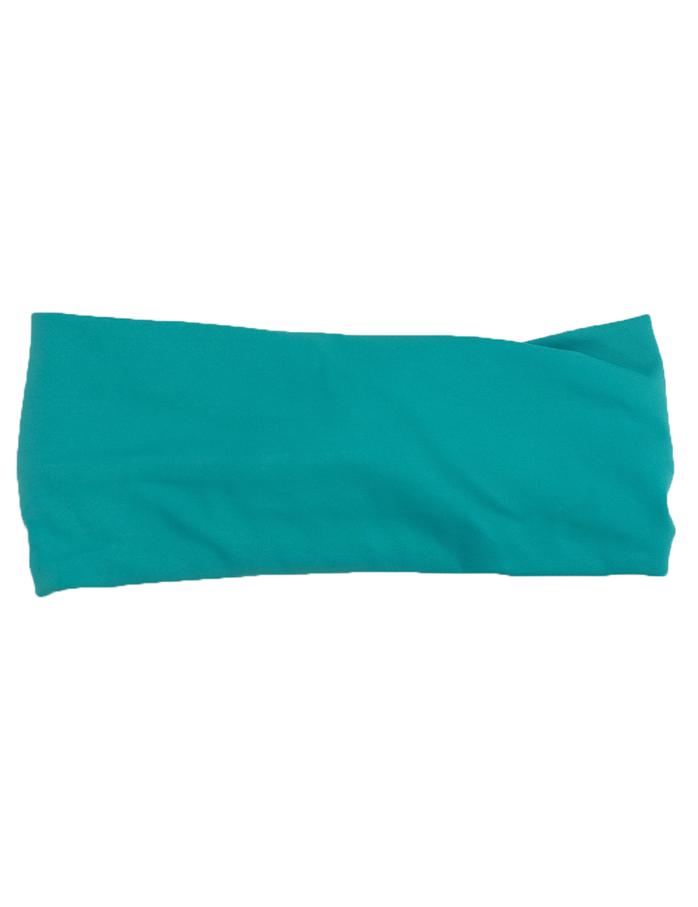 front of the teal headband against a a white background