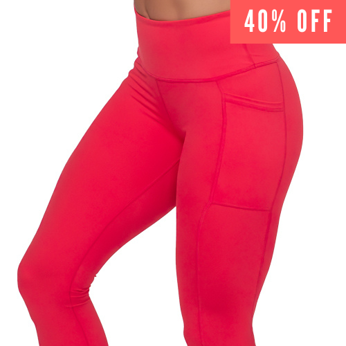 40% off of hot pink leggings