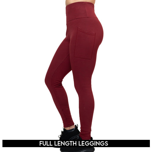 Merlot Fleece Leggings  Buy Workout Leggings – Constantly Varied Gear