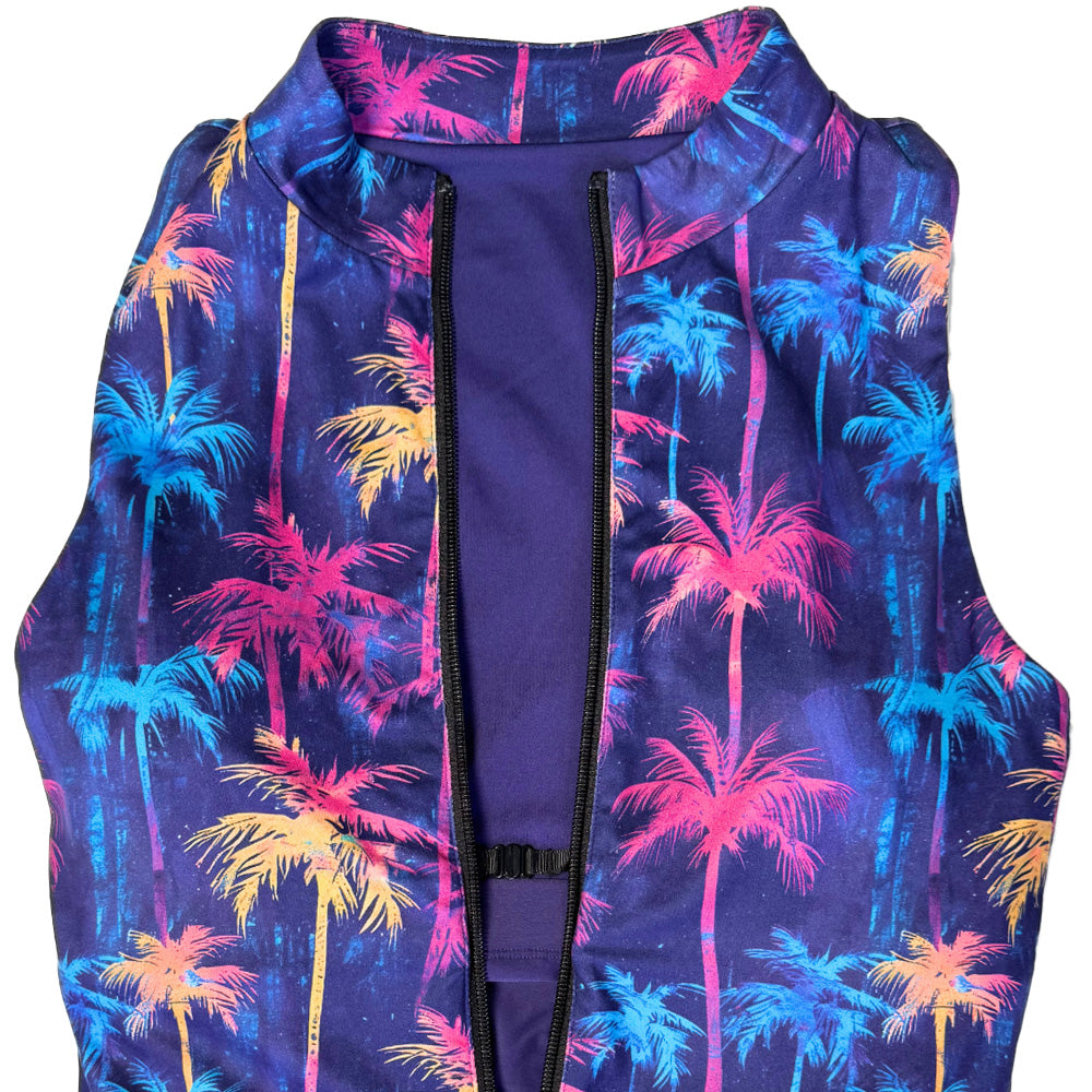 close up of the safety hook inside the front zipper of the dress