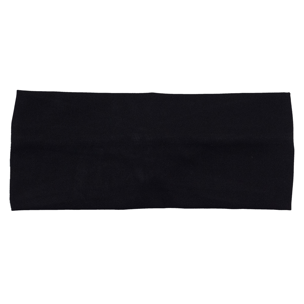 front of the all back headband against a white background