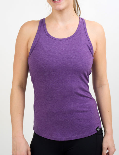 トップス L.G.B. Backcross Purple Tank Top Open Back Tank | Purple – Constantly Varied Gear