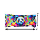colorful panda pattern headband measured at 2 by 9 inches