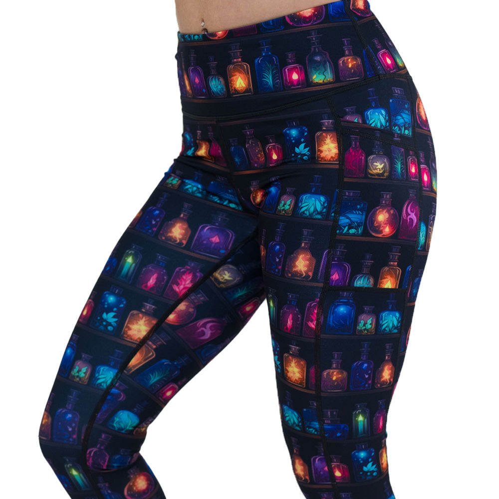 potions patterned leggings
