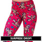 pink voodoo doll pattern leggings surprise drop