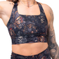 front of the pirate themed sports bra
