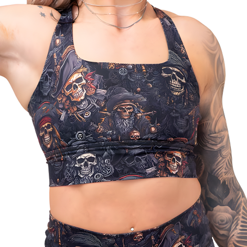 Constantly Varied Gear Longline Bra - Black Leopard