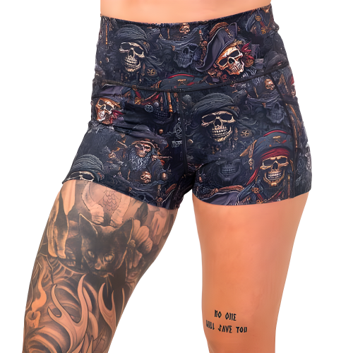2.5 inch pirate themed shorts