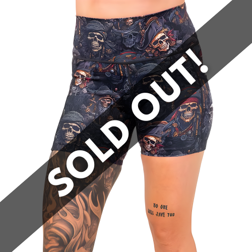 pirate themed shorts sold out