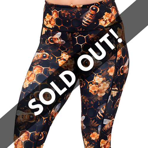 bee print leggings sold out