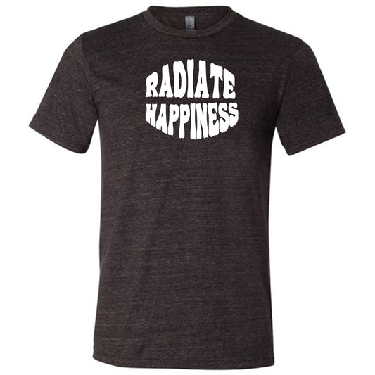 radiate happiness black shirt