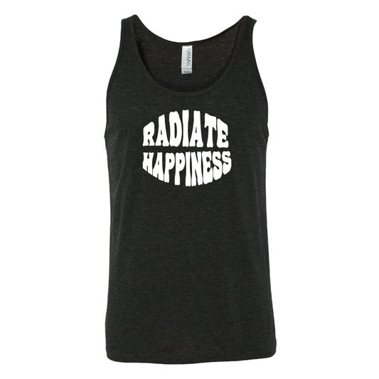 radiate happiness black tank