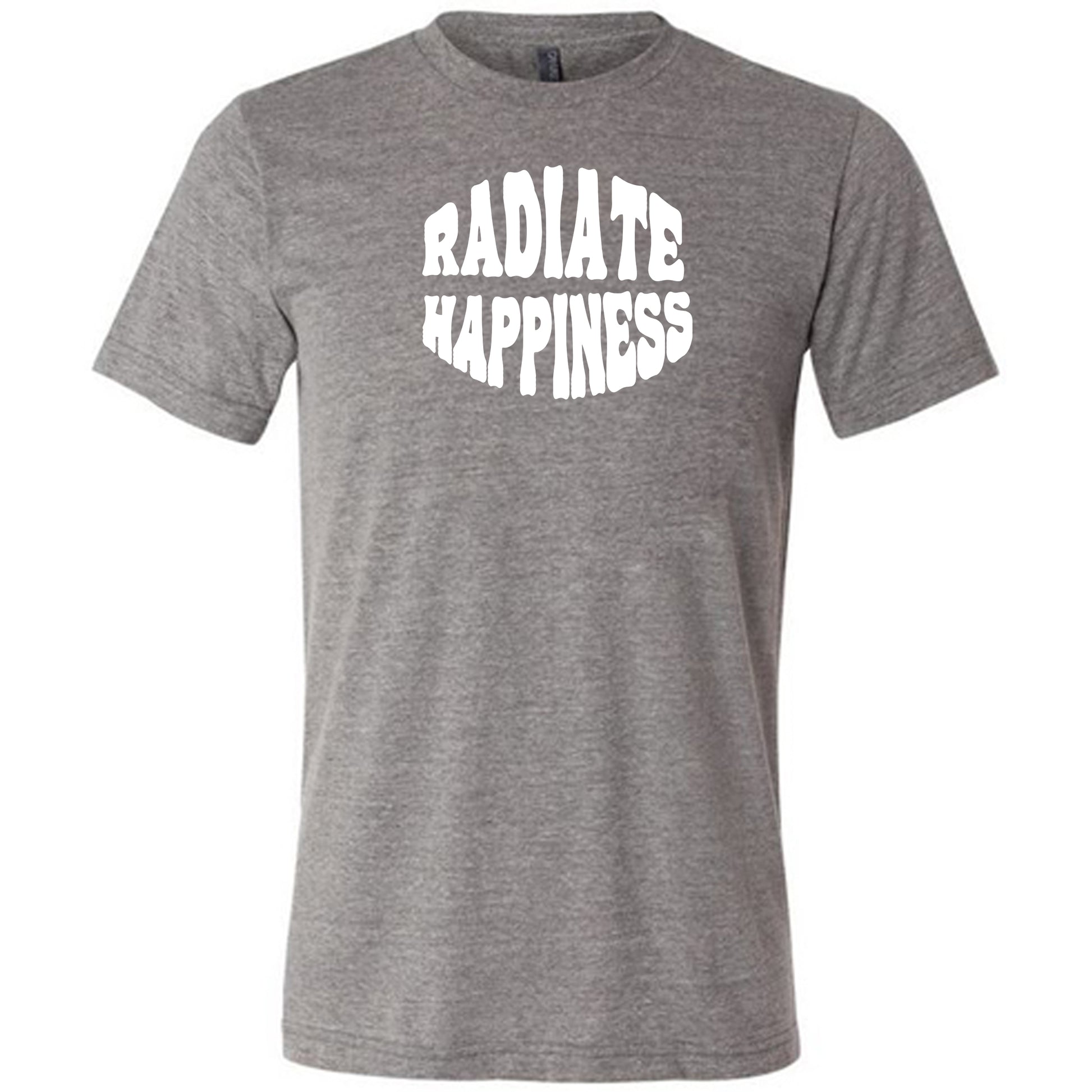 radiate happiness grey shirt