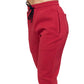 red joggers