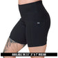 black ribbed short's available inseams