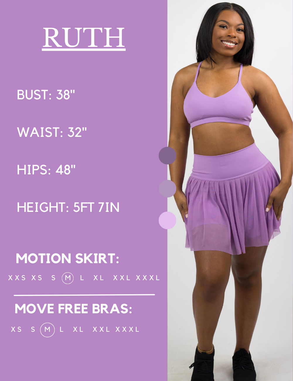 Deep Lilac Motion Skirt | Women's Activewear – Constantly Varied Gear