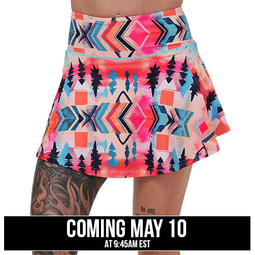 tribal patterned skirt coming soon