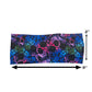 skull shattered glass print headband measured at 2 by 9 inches
